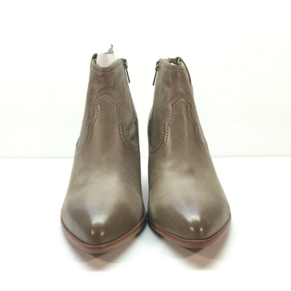 FRYE Women's Reina Leather Ankle Booties Size 10 - Picture 3 of 8